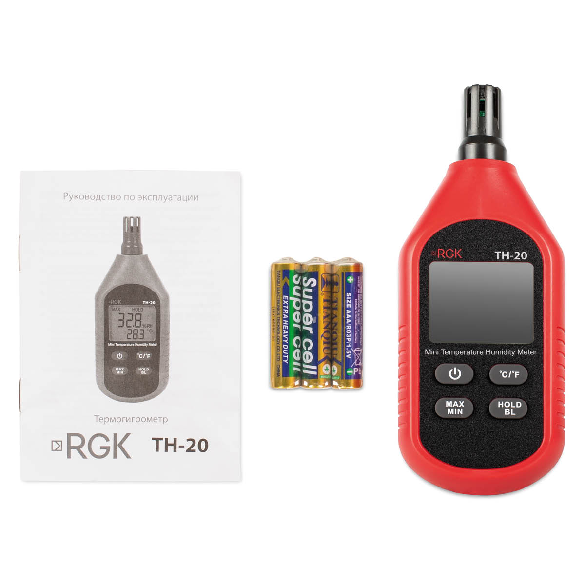 Термогигрометр RGK TH-20 с поверкой - 2