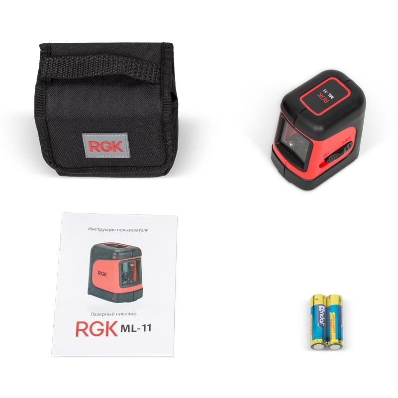 Комплект: лазерный уровень RGK ML-11 + штатив AMO A160 - 6